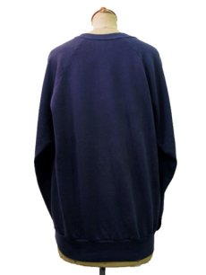 画像2: 1980's "BOSTON MARATHON" Crew Neck Pullover Sweat　NAVY　size M 位 (表記 L) (2)