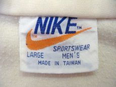 画像4: 1970's "NIKE" Jersey Jog Top's Orange Swash  made in TAIWAN　size M-L 位 (表記 L) (4)