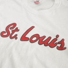 画像4: 1990's FRUIT OF THE LOOM "St. Louis" Print T-Shirt　WHITE　size M(表記L) (4)