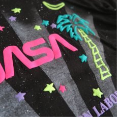 画像3: 1990's "NASA" Foam Print T-Shirt　BLACK/MULTI　size S-M (3)