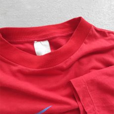 画像3: ~1990's "Nina Ricci" Flock Print T-Shirt　RED　size XL (3)