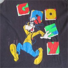 画像2: 1980's DISNEY "GOOFY" Print Tank Top　BLACK　size XL (2)