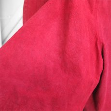 画像7: 1980-90's "WINLIT" Pig Suede Leather Tuck Shorts　RED　size W31INCH (7)