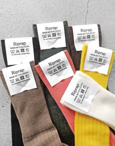 画像3: Riprap "NZ MERINO LONG HOSE SOCKS" made by HALISON　size MEN'S FREE (25~27cm) (3)