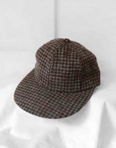 画像1: Riprap "SEMI LONG BRIM CAP" -MOON TWEED-　color GRAY/MAROON　size FREE (1)