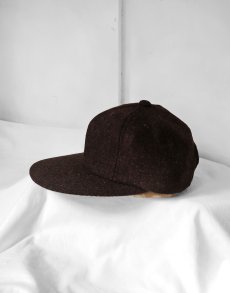 画像2: Riprap "SEMI LONG BRIM CAP" -HARRIS TWEED-　color DARK BROWN　size FREE (2)