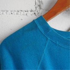 画像5: 1980's HANES "SAN FRANCISCO" Foam Print  Sweat Shirt　TURQUOISE BLUE　size L (5)