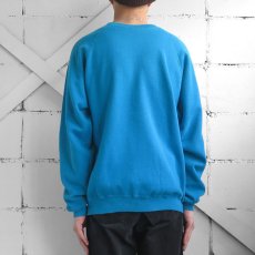 画像3: 1980's HANES "SAN FRANCISCO" Foam Print  Sweat Shirt　TURQUOISE BLUE　size L (3)