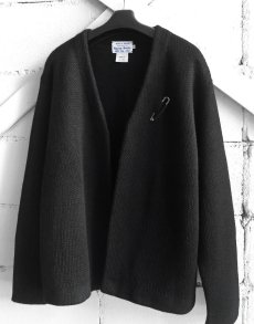 画像3: Riprap "HW NO BUTTON CARDIGAN" -BABY ALPACA-　color BLACK (3)