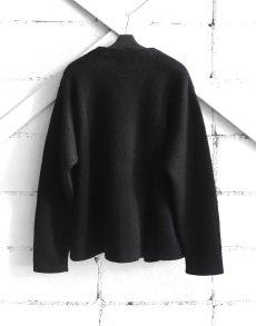 画像2: Riprap "HW NO BUTTON CARDIGAN" -BABY ALPACA-　color BLACK (2)