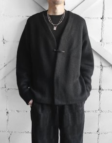 画像6: Riprap "HW NO BUTTON CARDIGAN" -BABY ALPACA-　color BLACK (6)