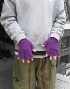 画像4: BIG P "ALPACA FINGERLESS GLOVES" color F.GRAPE, F.ORANGE　ONE SIZE (4)