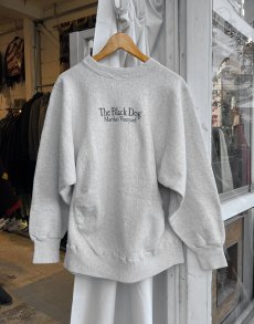 画像2: 1990's "The Black Dog" Sweat Shirt　HEATHER GREY (2)