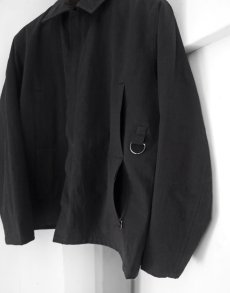 画像3: Riprap "BOOK HUNTING JACKET" -COTTON/HEMP WEATHER-　color BLACK (3)