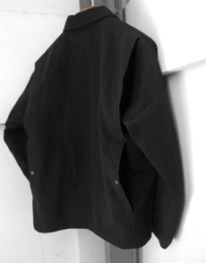 画像4: Riprap "BOOK HUNTING JACKET" -COTTON/HEMP WEATHER-　color BLACK (4)