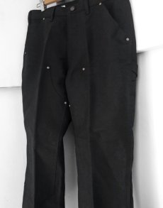 画像3: Riprap "DOUBLE FRONT TROUSERS" -COTTON/PAPER DUCK-　color BLACK (3)