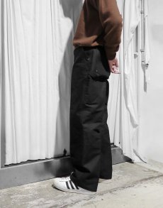 画像7: Riprap "DOUBLE FRONT TROUSERS" -COTTON/PAPER DUCK-　color BLACK (7)