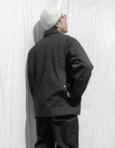 画像7: Riprap "BOOK HUNTING JACKET" -COTTON/HEMP WEATHER-　color BLACK (7)