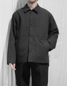 画像6: Riprap "BOOK HUNTING JACKET" -COTTON/HEMP WEATHER-　color BLACK (6)