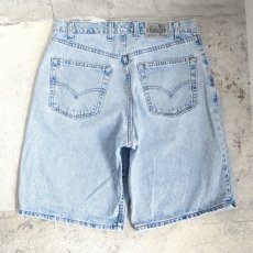 画像4: 1990's Levi's "SILVER TAB" Relaxed Fit Denim Shorts　BLUE DENIM　size W33INCH (4)