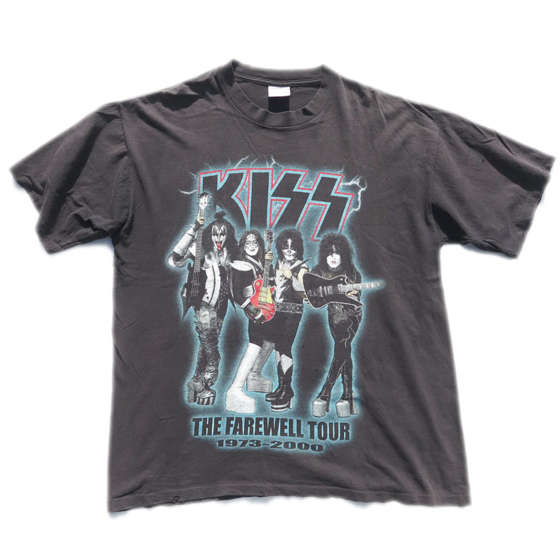 アウター Kiss シングルステッチ ビンテージ Tシャツ - トップス